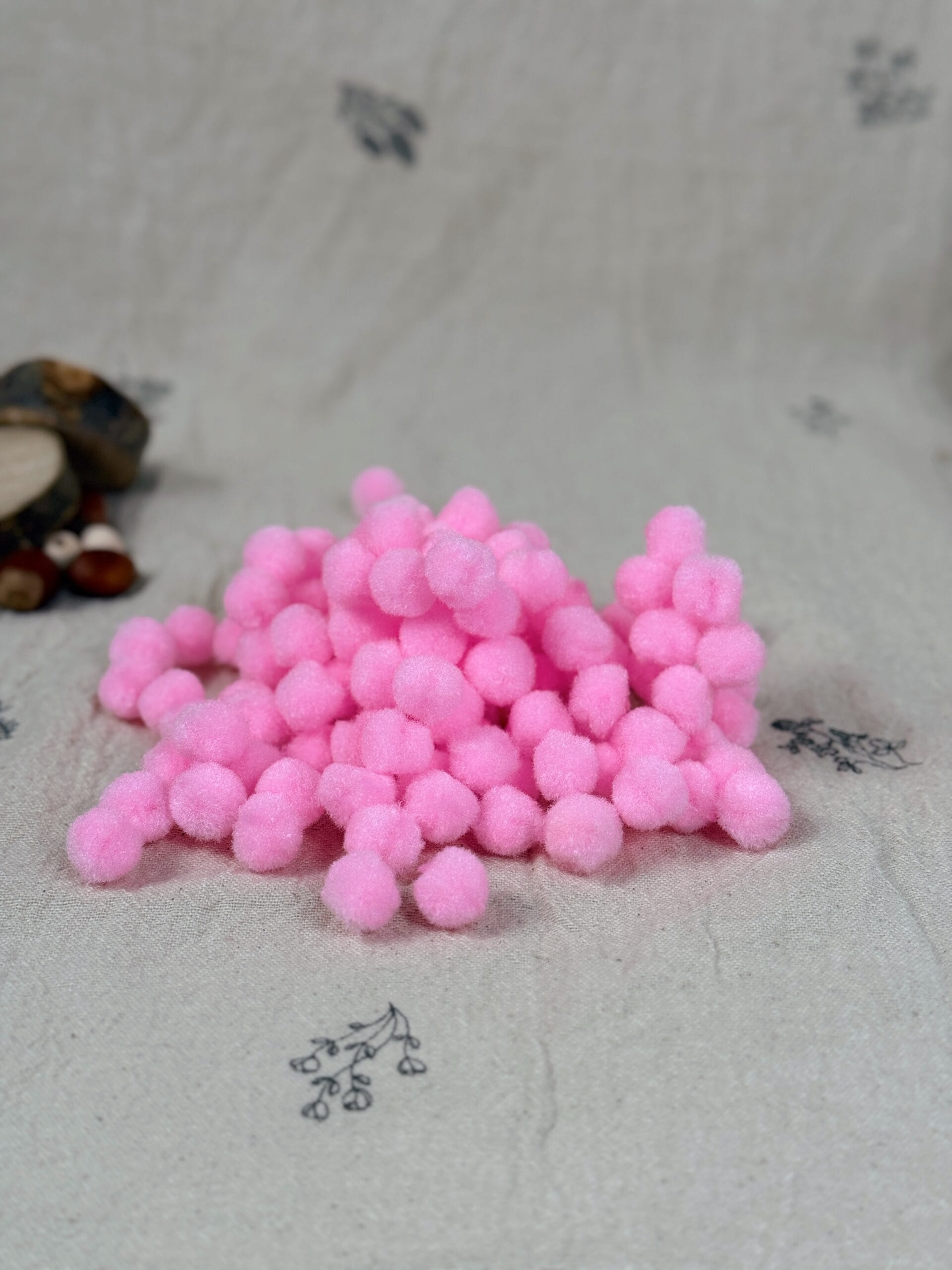 Помпони для копошилок | Рожеві | 500 шт - Зображення 3
