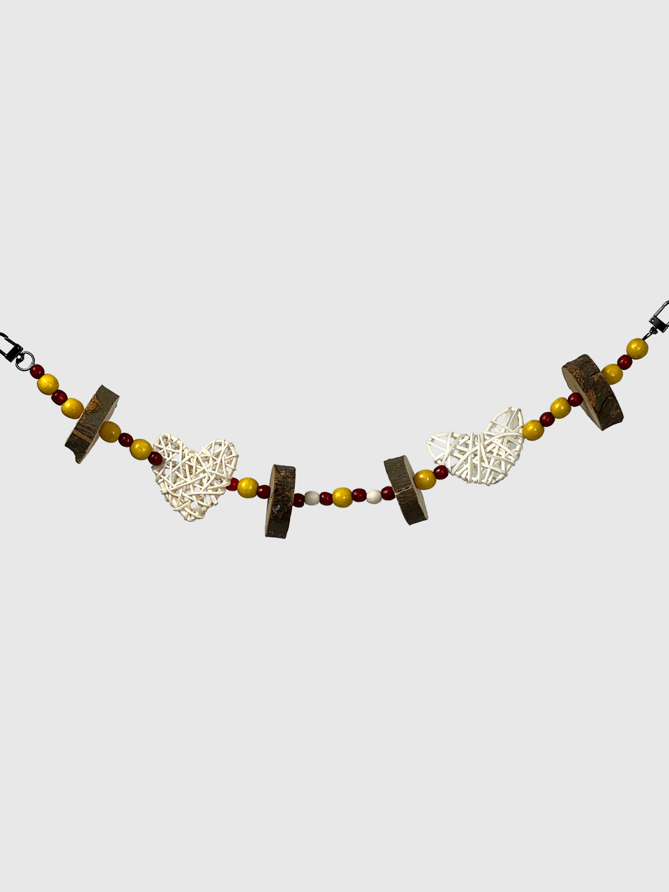 Деревʼяна іграшка | Біле серце | L