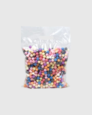 Помпони для копошилок | Різноколорові | 1000 шт