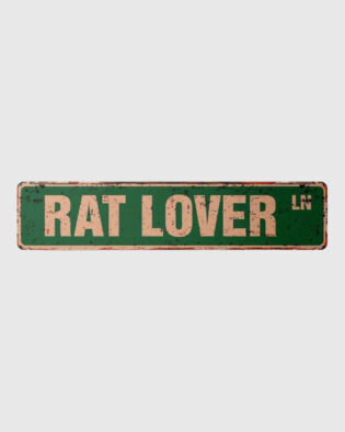 Табличка Rat Lover!